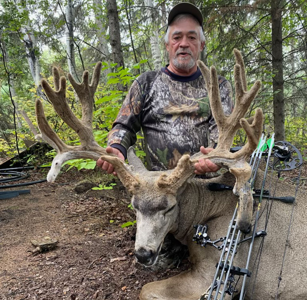 mule deer & whitetail deer bowhunts alberta canada